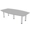 Skutchi Designs 45.25 in W, 84 in L, 29 in H, Engineered Wood Top, Grey HAR-BOT-46X84-PT-01 - alternate 1